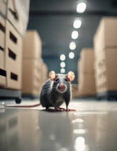 rat in commercial building